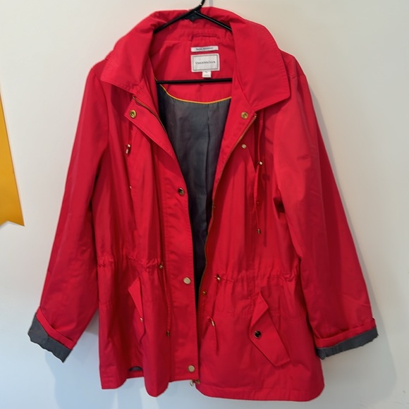 Charter Club Water Resistant mid weight coat. XL - Picture 2 of 12